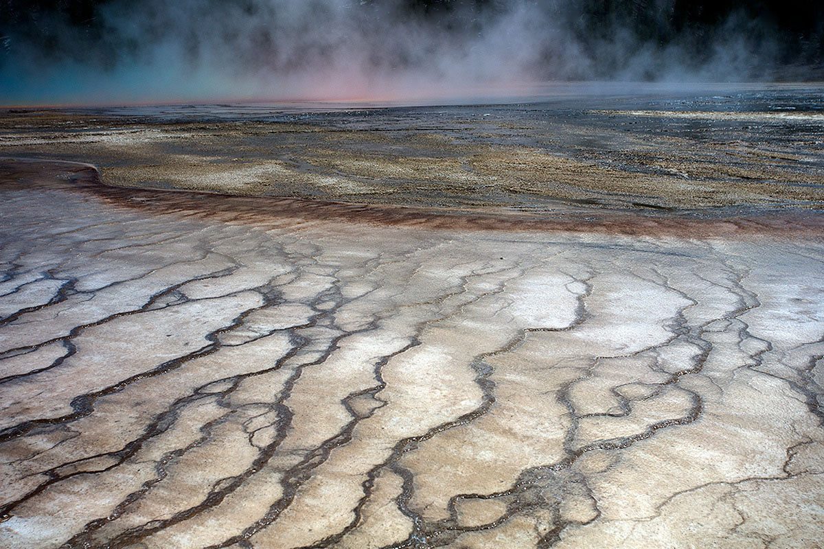 Midway Geyser Abstract