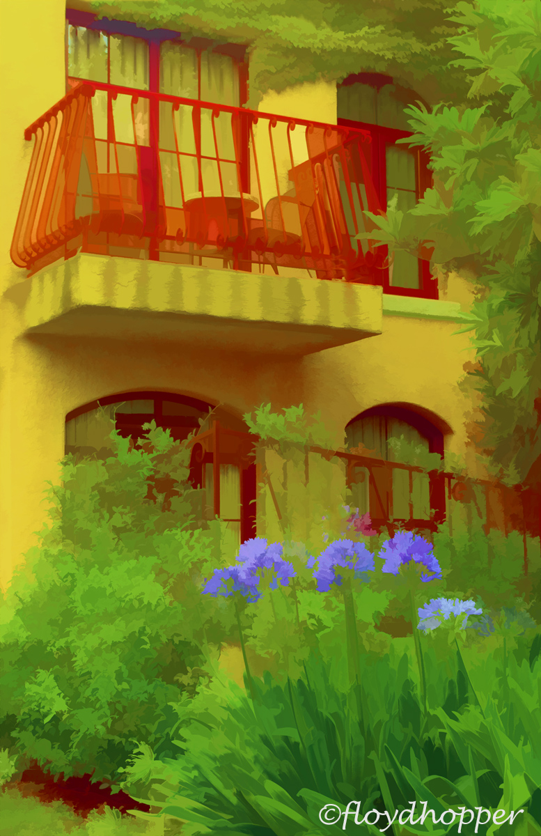 Red Balcony