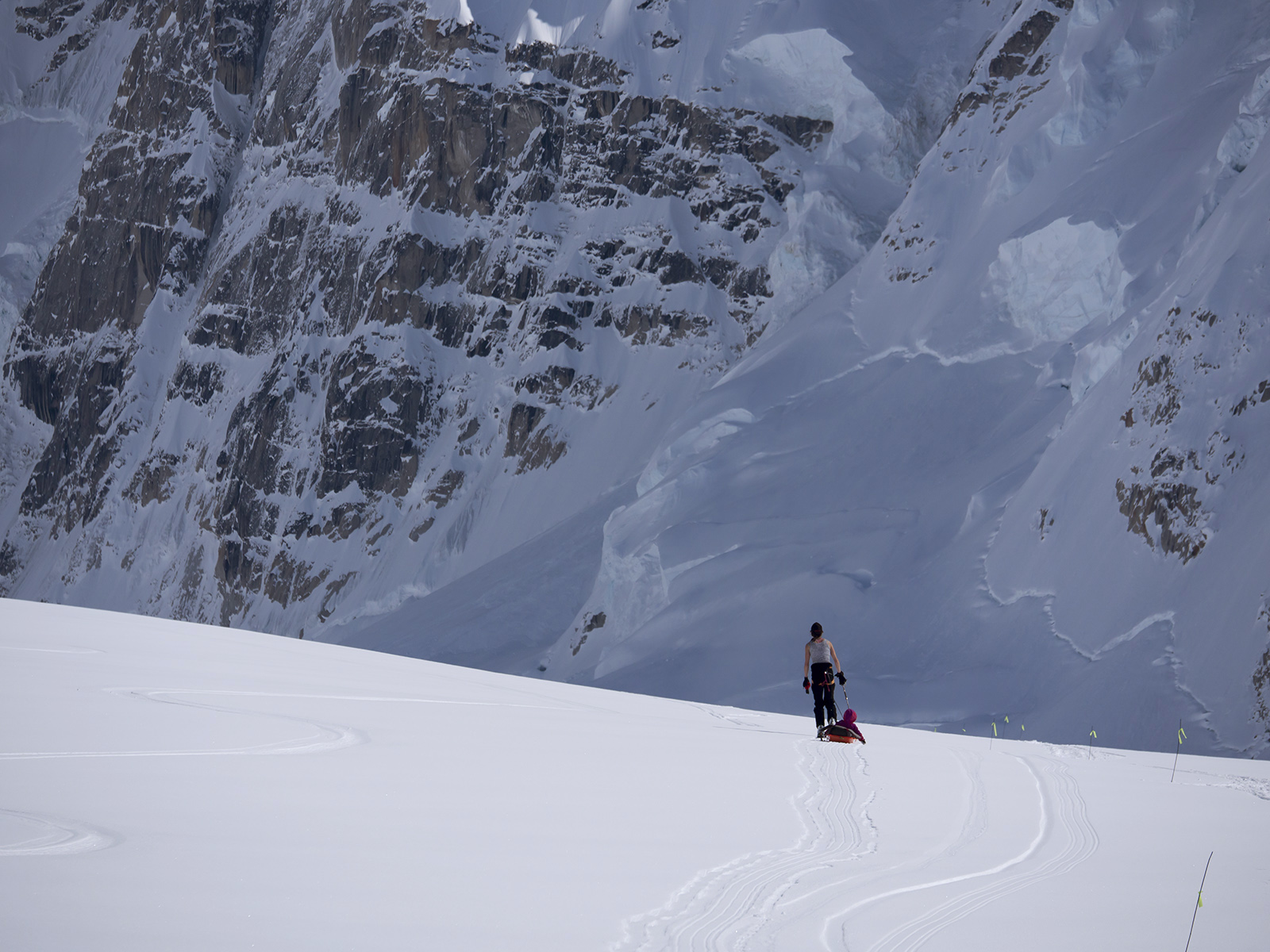 Glacier ski