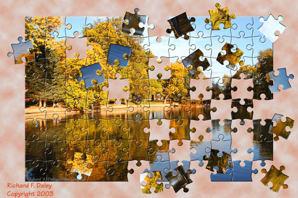 Autumn Pond Puzzle