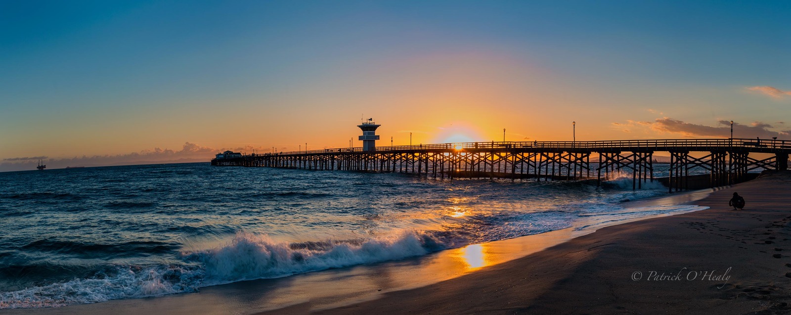 Seal Beach Pier Sunset P