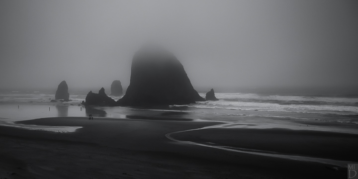 Monochrome Cannon Beach