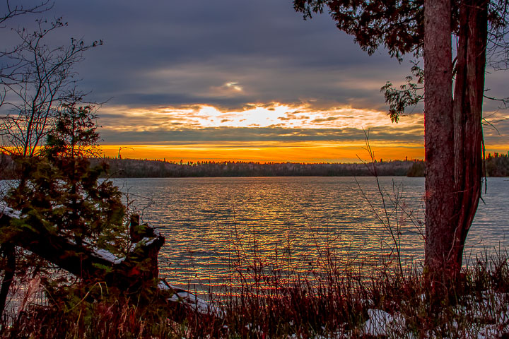 Dusk on a Northern Lake