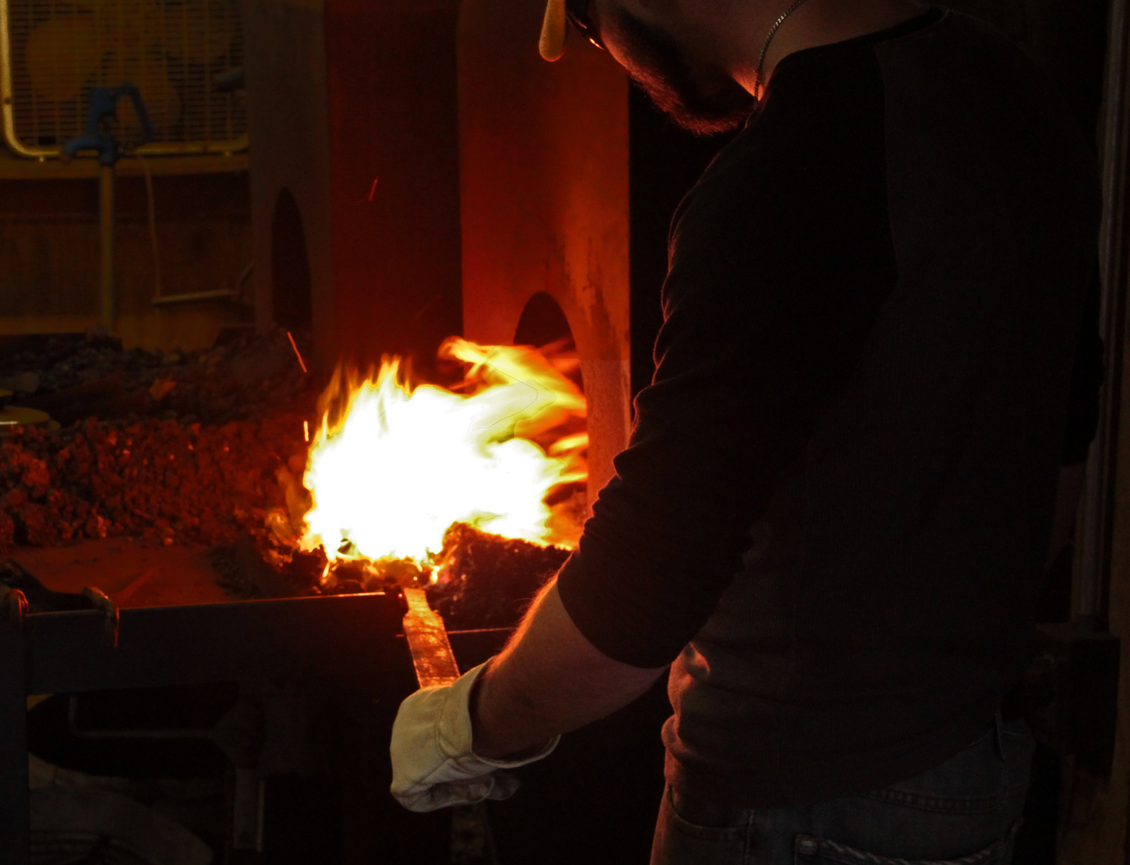 The forge at Funks Grove