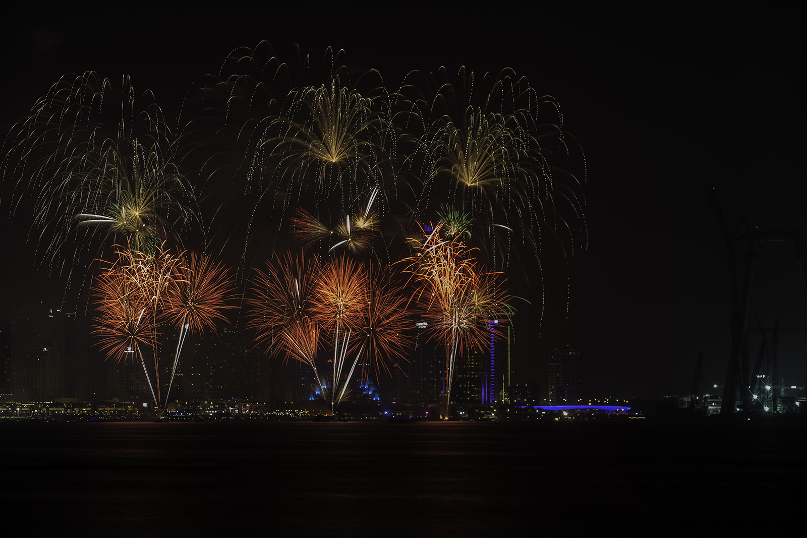 Eid fireworks in Dubai.