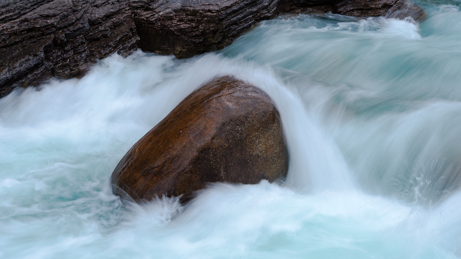 Mistaya River Boulder-Repost