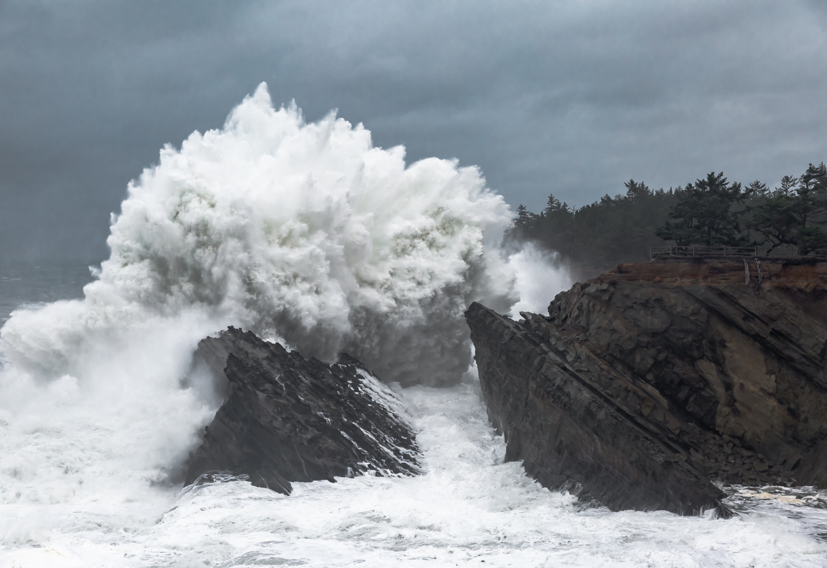  Storm at Shore Acres