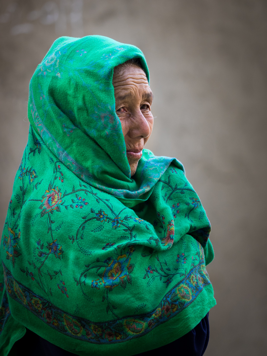 Woman in Green