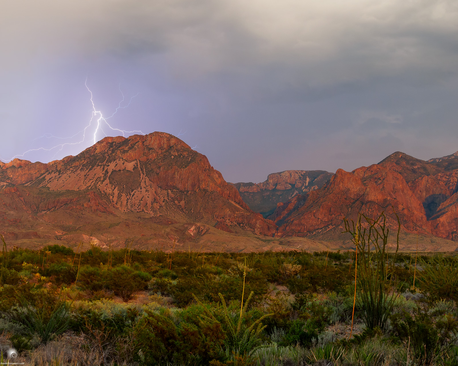 The Chisos in the Storm