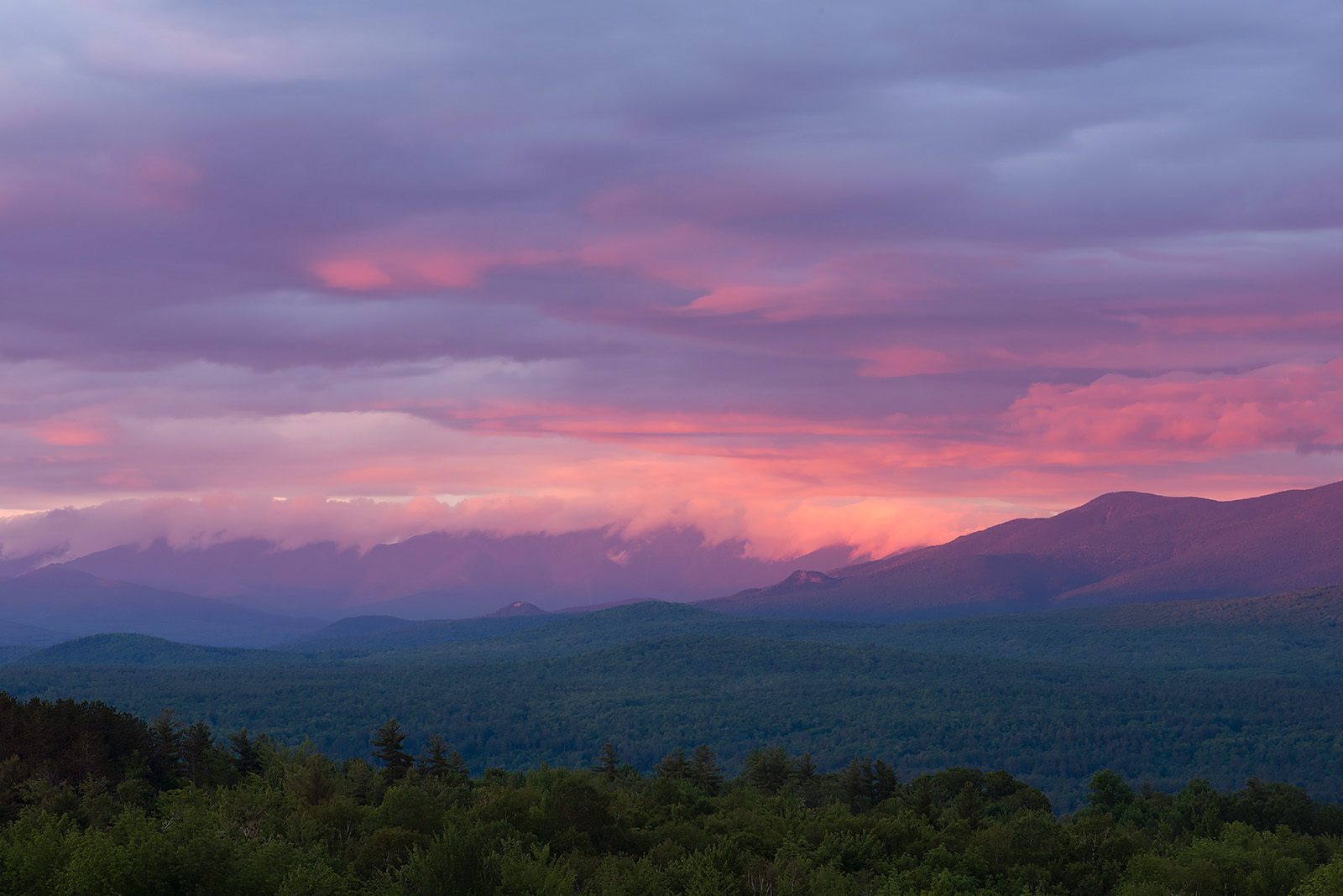 White Mountain Sunset