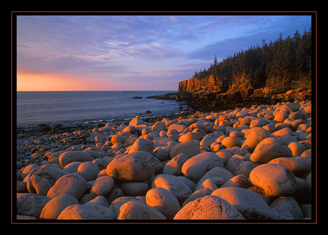  First Light on Otter Cliffs WC#175/ WC#135