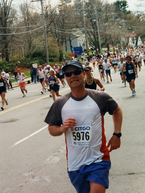  Erik Lundh, Mile 16 , Boston Marathon
