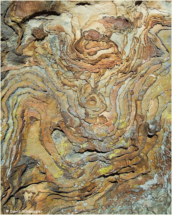 Liesegang Bands -- Garden of the Gods, IL