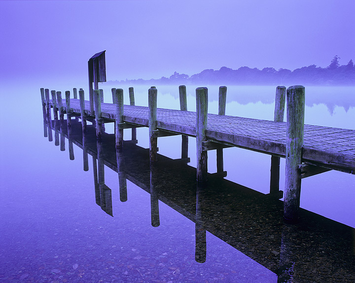 Blue jetty