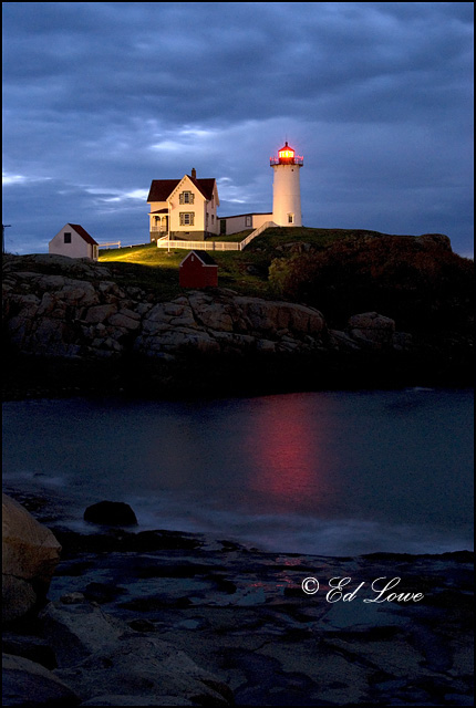 Nubble Light at Night